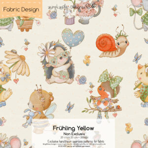 Stoffdesign Frühling • Yellow • Non Exclusiv [Digital]