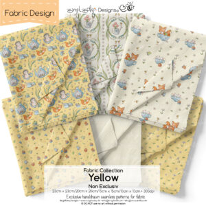 Stoffdesign Garden Picnic Day  • Yellow • Non Exclusiv [Digital]