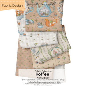 Stoffdesign Garden Picnic Day  Collection • Koffee • Non Exclusiv [Digital]
