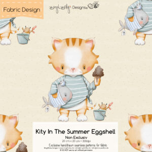 Stoffdesign Kity In The Summer • Eggshell • Non Exclusiv [Digital]