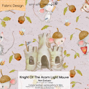 Stoffdesign Knight Of The Acorn • Light Mauve • Non Exclusiv [Digital]
