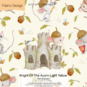 Stoffdesign Knight Of The Acorn • LightYellow • Non Exclusiv [Digital]