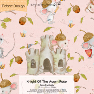 Stoffdesign Knight Of The Acorn • Rose • Non Exclusiv [Digital]