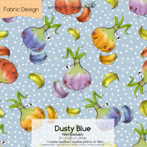 Stoffdesign Knoffi• Dusty Blue • Non Exclusiv [Digital]