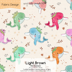 Stoffdesign Wally • Light Brown • Non Exclusiv [Digital]