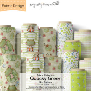 Stoffdesign Quacky  Collection • Green • Non Exclusiv [Digital]