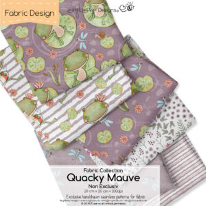 Stoffdesign Quacky  Collection • Mauve • Non Exclusiv [Digital]
