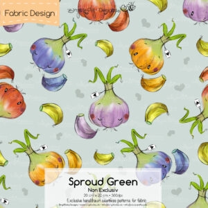 Stoffdesign Knoffi• Sproud Green • Non Exclusiv [Digital]