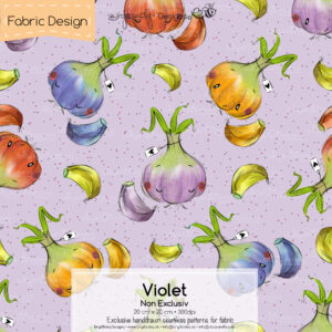 Stoffdesign Knoffi• Violet • Non Exclusiv [Digital]