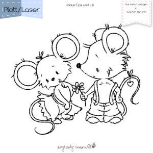PlottLaser Maus Fips und Lili [Digital]