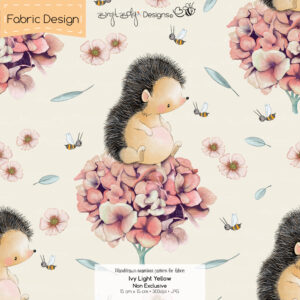 Stoffdesign Ivy • Light Yellow • Non Exclusive [Digital]