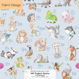 Stoffdesign ABC Englisch • Skyway • Non Exclusive [Digital]