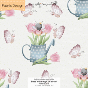 Stoffdesign Bees Watering Can • White • Non Exclusive [Digital]