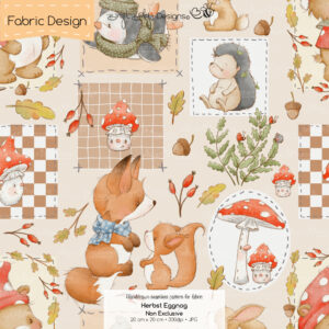 Stoffdesign Herbst • Eggnog • Non Exclusive [Digital]