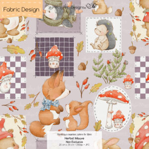 Stoffdesign Herbst • Mauve • Non Exclusive [Digital]