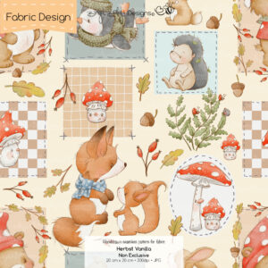 Stoffdesign Herbst • Vanilla • Non Exclusive [Digital]