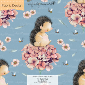 Stoffdesign Ivy • Dusty Blue • Non Exclusive [Digital]
