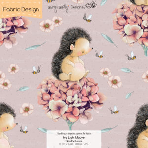Stoffdesign Ivy • Light Mauve • Non Exclusive [Digital]